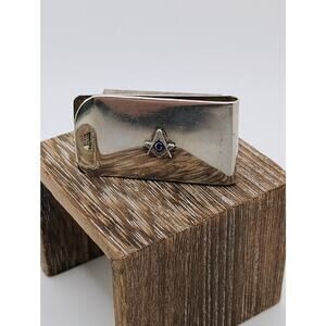 Masonic Sterling Silver Money Clip